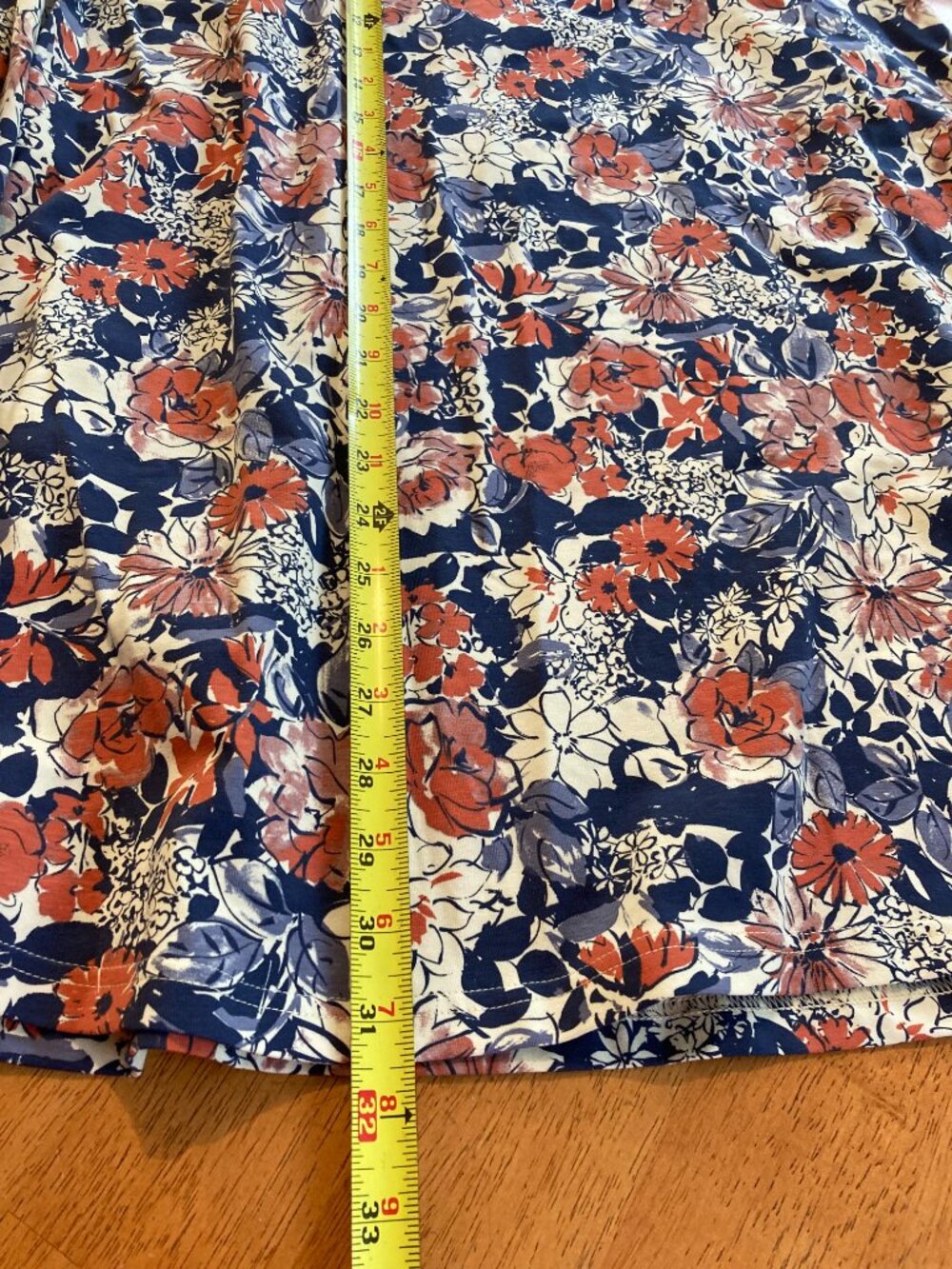 pact Women's Fit & Flare Midi Skirt Cosmos - Large - NWT! - Great fall floral - Picture 10 of 11